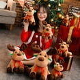 thumbnail image 4 of BAELLERT Christmas Reindeer Plush Toy Pillow Super Soft Stuffed Animal Doll Christmas Tree Winter Holiday Decoration Gift for Kids Adults, 4 of 7