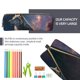 thumbnail image 5 of Easygdp Night Sky Wolf para Estuche de Lápices de Cuero, Estuche de Papelería de Cuero, Estuche de Gran Capacidad con Cremallera, 5 of 7