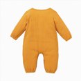thumbnail image 3 of Gibobby Baby Onesies Comfortable Long Sleeved Crew Neck Bodysuit Color Ribbed 0 3 6 9 12 18 24Months Newborn Jumpsuit Soft Unisex Baby Clothes(0-3 Months,Yellow), 3 of 7