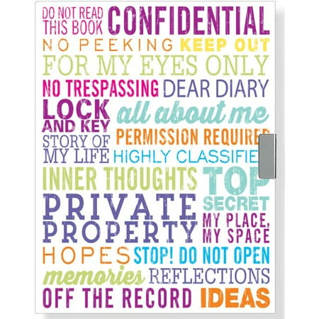 Locking Diary - For My Eyes Only Locking Journal
