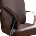 thumbnail image 4 of Shukii Waterproof Office Chair Covers Computer Chair Slipcovers Desk Chair Cover Universal Chair Protectors For Rotating Chair(Coffee,Small), 4 of 7