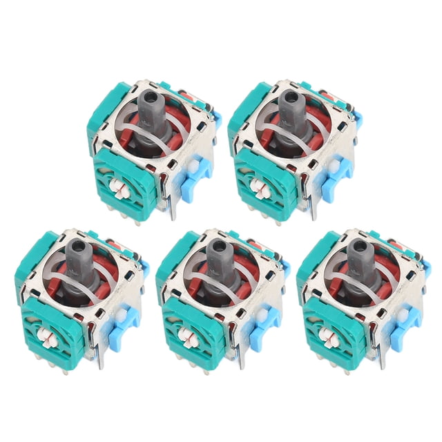 Módulo de sensor de joystick analógico 3D Rocker de 5 piezas, piezas de repuesto profesionales de joystick analógico para controladores PS5