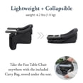 thumbnail image 4 of Inglesina Fast Table Hook On High Chair For Infants Up To 36 Months, Black, 4 of 7