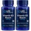 Life Extension Vitamin B3 Niacin 500 mg 100 Capsules - 2 Pack