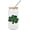 Style, variant on Happy St. Patricks Day Shamrock Glass Tumbler with Lids And Straws, 16oz Glasses Drinking Set, Iced Coffee Cups, Beer Glasses, Can Shaped Glass Cup for Juice, Coffee, Cocktail, Wine, Milk