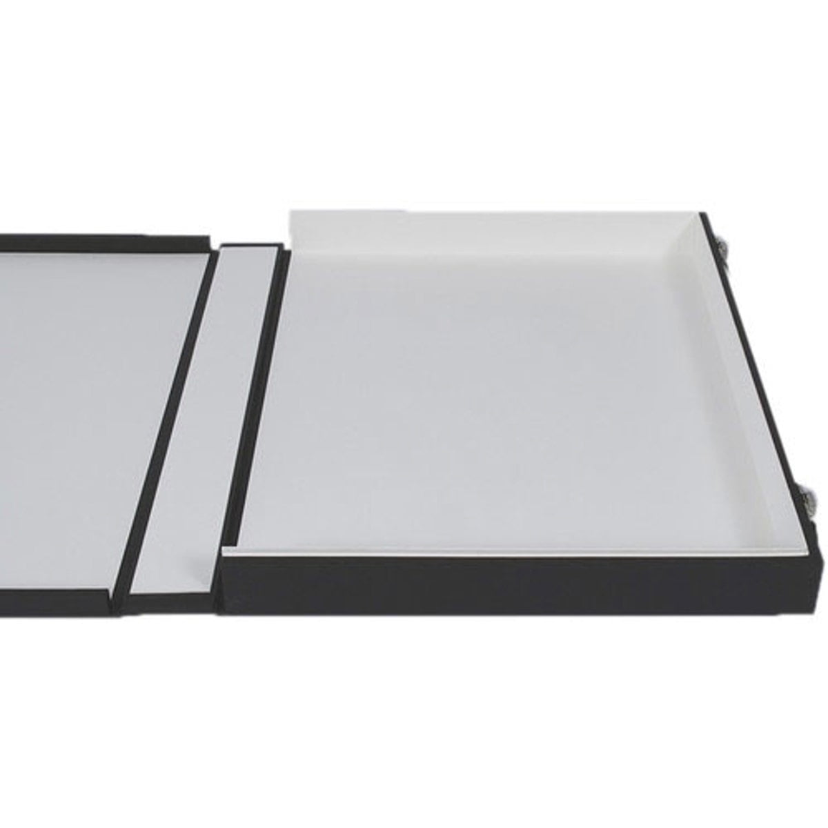 Archival Methods Museum Case 30.5x40.5x2.5" Deep, Black Buckram with White Lining