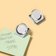 thumbnail image 2 of 2ct Magnetic Clips Silver Fridge Magnet Clips, Metal, Black & Silver, 1.45" Height, 2 Pack, 2 of 6