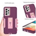 thumbnail image 3 of CoverON For Samsung Galaxy A53 5G Case, Military Grade Heavy Duty Full Body Phone Kickstand Cover, Violet Purple, 3 of 8