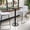 Walnut, variant on Emma + Oliver 24" Square Walnut Laminate Bar Table Top-18"RD Base/Foot Ring