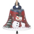 thumbnail image 1 of Attraction Design Christmas Jingle Bell Hanging Ornament Rustic Snowman Decoration Bell, 1 of 7