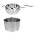 thumbnail image 3 of Minkissy Double Boiler Pot Stainless Steel for Melting Cheese in Cooking 1 Set, 3 of 6