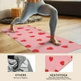 thumbnail image 4 of Red Strawberry Plants Fruit Hot Yoga Mat Towel Non Slip for Hot Yoga - Quick-Drying Yoga Mat Cover with 4 Corner Pockets with Travel Bag - Hot Yoga Towel Non Slip Grip Moisture Wicking Sweat 70"x26", 4 of 6
