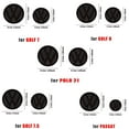 thumbnail image 3 of Car Front Hood Radiator Rear Tail Trunk Emblem Sticker Auto Accessorie For For VW Golf 7 Touran B6 Tiguan Bora MK7 PASSAT-Front Marker, 3 of 6