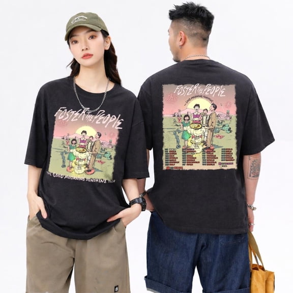 Foster The People Tour 2026 Shirt, Good Mourning Sunshine Tour Tee, Indie Rock Band T-Shirt