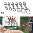 thumbnail image 2 of MYG Stainless Steel Swivel Eye Bolt Snap Spring Hook for Scuba Diving Pet leash Flag, 2 of 5