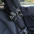 thumbnail image 4 of QHUDLV Seat Belt Shoulder Cover Bow Tie Cute Car Decoration Supplies Z8 Set Y7B5, 4 of 5