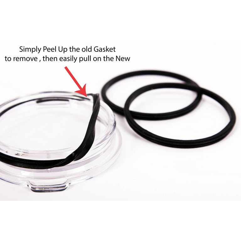 2 Pack Replacement Rubber Gasket Seal Ring 30 oz Tumbler Vacuum Stainless  Steel Cup Flex Spare Yeti Ozark Trail Rocky Mountain Top Lid CocoStraw  Brand (2 Pack Gaskets - 30oz) 
