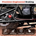 thumbnail image 3 of FRP Mini Bike Hydraulic Brake Kit, Front Hydraulic Disc Brake System for 7/8" Handlebar, Aluminum Alloy Brake Lever & Caliper, Universal Hydraulic Brake for Mini Bike, Go Kart, Pocket Bike, 3 of 7