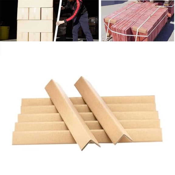 L Shaped Corner Protector 20pack Cardboard Edge Protectors 3.15x1.18in Portable Edge Guards for Shipping,Cardboard Guards for Home Office