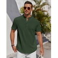 thumbnail image 3 of COOFANDY Mens 2 Piece Linen Outfit Short Set Casual Shirts and Shorts Summer Beach Outfit, 3 of 7