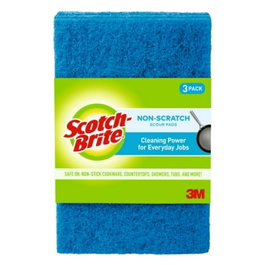 Scotch-Brite Non-Scratch Scour Pads, 3 Pads Total