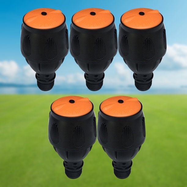Rociador de césped de jardín, boquilla basculante de plástico de rotación automática de 360 grados Wdftyju Libre de BPA