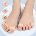 thumbnail image 6 of Soumake 2 Pairs Toe Separator Orthopedic Bunion Valgus Hammertoe Corrector Natural Realignment Women Men Foot Alignment Toe Spacer Straightener, 6 of 8