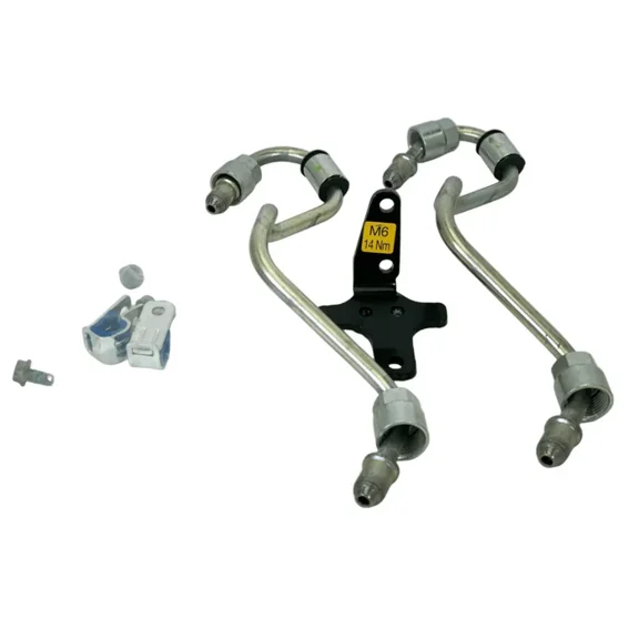 Detroit Diesel A0000701232 High-Pressure Fuel Line Kit – Genuine OEM 4-Line Set for DD13 DD15 DD16