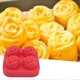 thumbnail image 5 of Ice Cube Tray Stackable Leak Proof Rose Shape 4 Cavity Ice Cube Tray For Beverages, 5 of 5