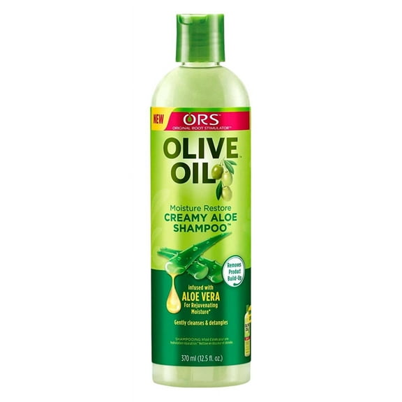 Ors Olive Oil Shampoo Creamy Aloe 12.5 Ounce (369ml) (Pack of 2)