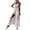 White, variant on Odeerbi Jumpsuit for Womens Trendy Summer Solid 2025 Casual Camis Sleeveless Suspender Jumpsuit Black