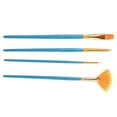thumbnail image 2 of Juego de 4 pinceles de nailon para pintar con acuarela., 2 of 12