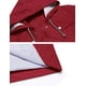 thumbnail image 4 of Gabardina impermeable LOMON con capucha larga para mujer, 4 of 6