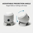 thumbnail image 3 of Dynamic Rotating LED Projector Light, 2026 Upgrade Rechargeable 360° Rotating Ocean Night Light Projector, Adjustable Brightness Ambient Lighting for Living Room Bedroom Office Ceiling, 3 of 5