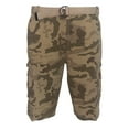 thumbnail image 3 of Men's Cargo Shorts Camo Color Classic Fit Cotton Multi Pocket Casual Shorts, Black Camo, 38, 3 of 3
