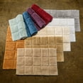 thumbnail image 4 of Cotton Checkered 2-Piece Ivory Highly Absorbent Non-Slip Bath Rug Set by Superior, 4 of 4