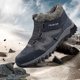 thumbnail image 4 of Zapatos Senderismo Casuales Invierno Felpa Mujer Hombre Botines (Azul Marino 44), 4 of 9