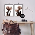 thumbnail image 4 of Stupell Industries Modern Tulip Silhouettes Botanical & Floral Photography Black Framed Art Print Wall Art, 16 x 20, Set of 2, 4 of 10