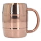 thumbnail image 1 of Taza de café de acero inoxidable, taza de café aislada de doble pared, gran capacidad con asa para el hogar y la Oficina, oro rosa, 420ML, 1 of 14