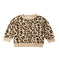 thumbnail image 1 of Bébé Filles Garçons Enfants Léopard Pull-Over Tops Blouse Vêtements, 1 of 5