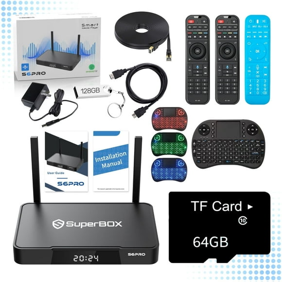 SuperBox S6 Pro: Fast 6K Processing with 4GB RAM & Expandable Storage