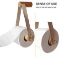thumbnail image 3 of Toilet Roll Holder, Wooden Toilet Roll Holder Creative Wall Mounted Toilet Paper Holder, 3 of 5
