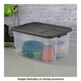 thumbnail image 3 of Caja Apilable STERILITE STERILITE de plástico transparente de 72 Litros, color Gris, 3 of 4