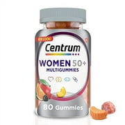 Centrum Multi Gummies Gummy Multivitamin for Women 50 Plus, 80 Count, 2 Pack