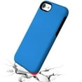 thumbnail image 4 of Apple iPhone 8, iPhone 7, iPhone 6 /6S Phone Case Slim Hybrid Shockproof Impact Rubber Dual Layer Rugged Protective Hard PC Bumper & Soft TPU Back Cover Blue Case for Apple iPhone 8, 7, 6S, 6, 4 of 5