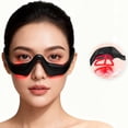 thumbnail image 3 of Lunxisen 1 Pcs Eye Red Light Therapy Glasses Microcurrent Massager For Eye Bags Dark Circles Wrinkles Relaxation At Home Spa Treatment, 3 of 9