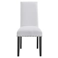 thumbnail image 6 of Modway Parcel Wood and Upholstered Fabric Dining Side Chair in White, 6 of 8