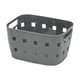 thumbnail image 1 of Cesta de plástico para guardar artículos diversos del hogar, armario de escritorio, cesta rectangular pequeña, cesta transparente para el baño., 1 of 6