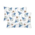 thumbnail image 3 of MKHERT Sea Animals Pillowcase Pillow Protector Cushion Cover 20x30 inch,Set of 2, 3 of 3