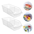 thumbnail image 4 of 2 contenedores de almacenamiento para refrigerador, cajas transparentes para frutas y verduras., 4 of 5
